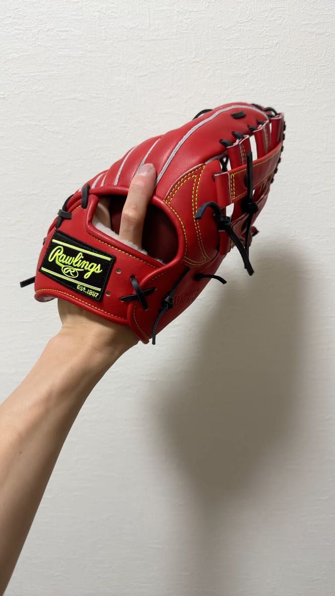 硬式 グローブローリングス グラブ スチーム型付け