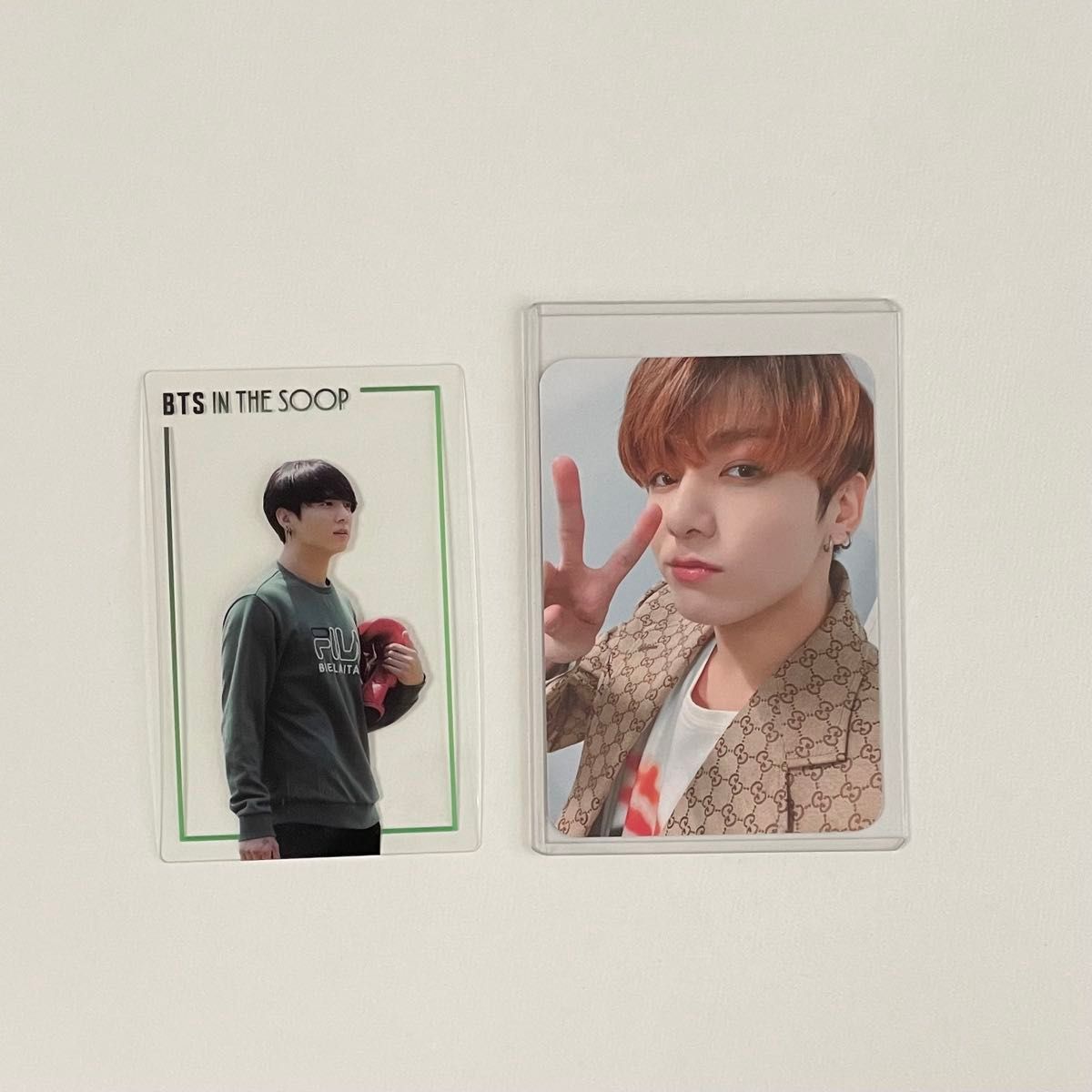 ジョングク proof weverse 特典 トレカ BTS ホログラム BTS ジョングク 公式 トレカ BTS IN THE SOOP 特典 weverse 透明