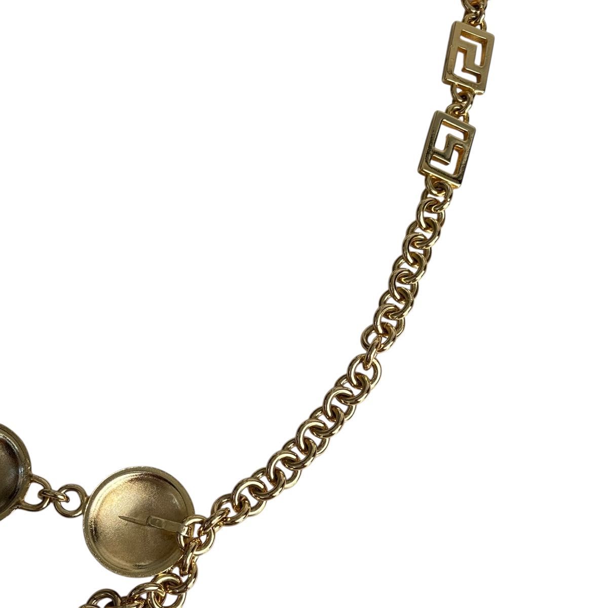 貴重 GIANNI VERSACE ヴィンテージ パール メデューサ ベルト vintage GIANNI VERSACE chain belt original medusa 1992