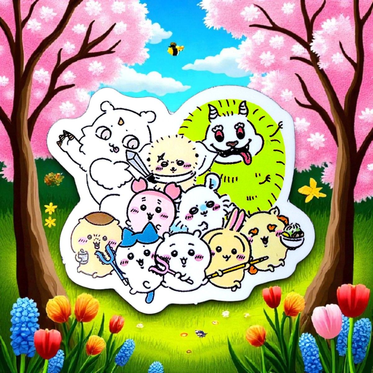 ちいかわ ハチワレ うさぎ モモンガ ジェムリーズ Amazon.co.jp: ちいかわ ハチワレ モモンガ ウサギ ブラインド