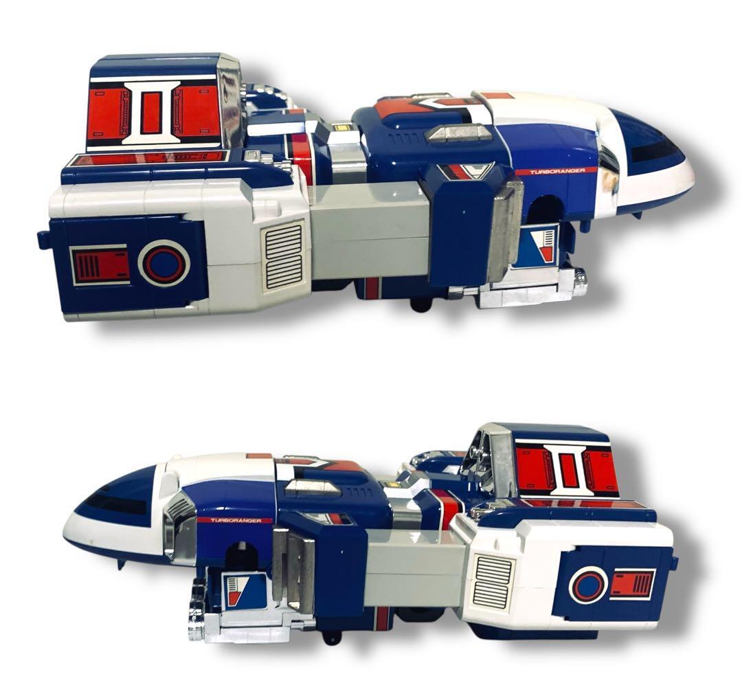 高速戦隊ターボレンジャー　DXターボラガー　バンダイ　ジャンク 高速戦隊ターボレンジャー 超空合体 DXターボラガー [箱・説なし/キズ