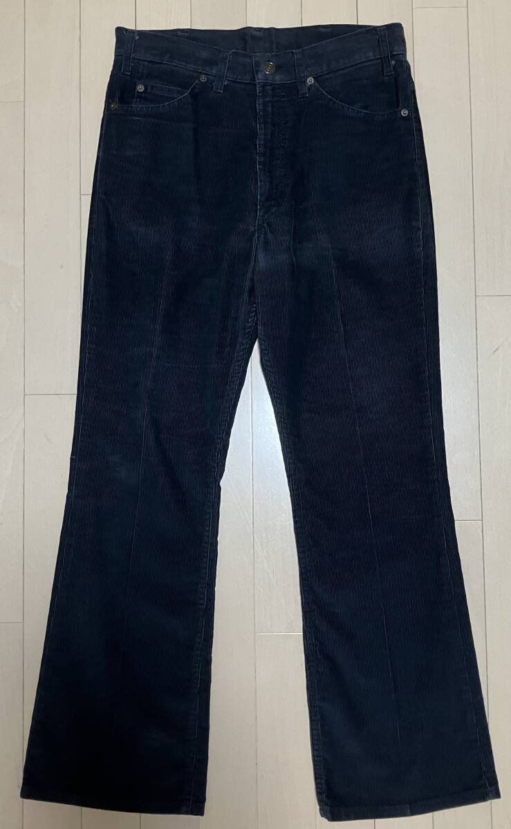 80s 70s リーバイスコーデュロイパンツ517 38☓30 後染めブラック リーバイス コーデュロイパンツ 517 メンズの古着通販 | 古着屋