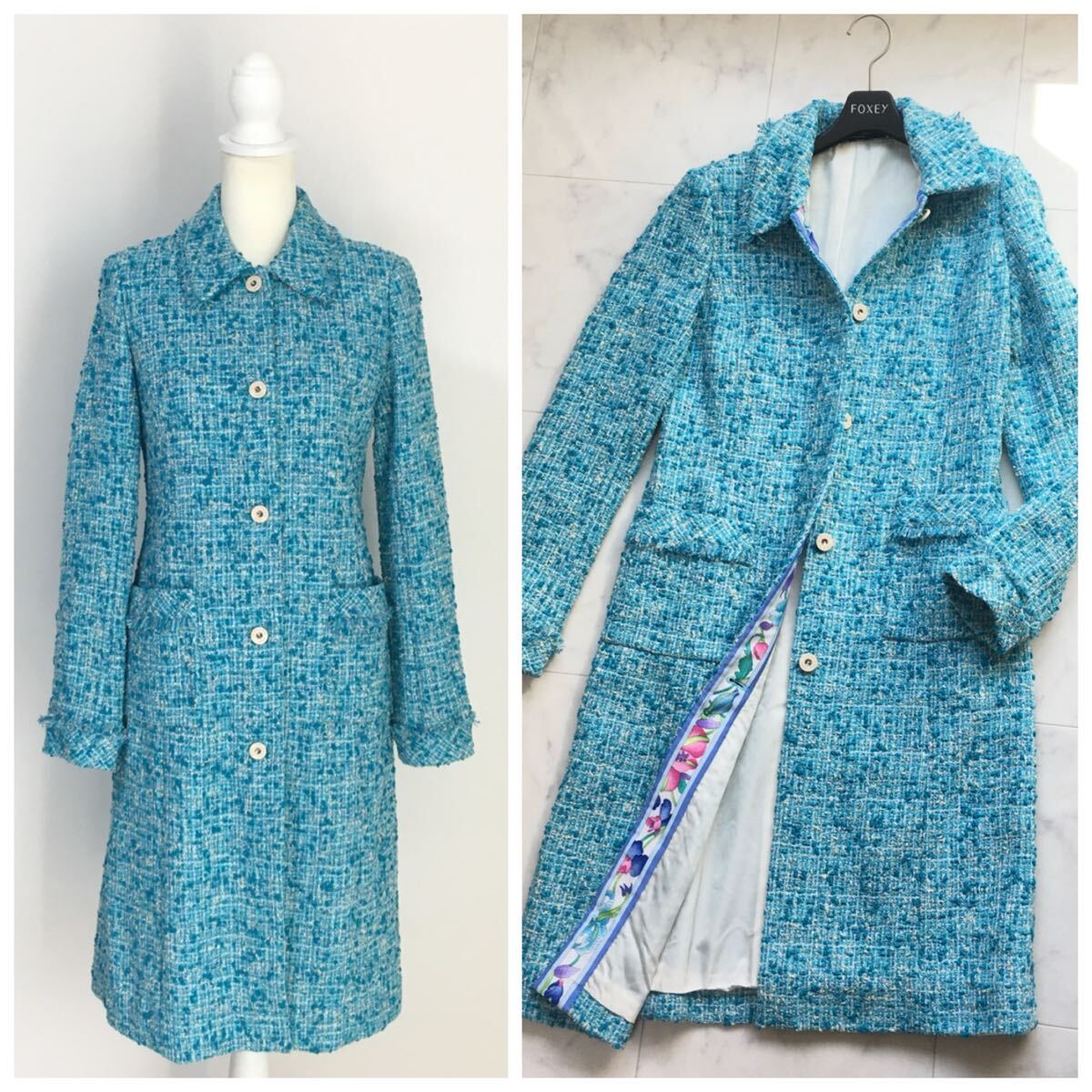  близко год прекрасный товар LEONARDre владелец -ru твид длинное пальто бесплатная доставка чистка settled 