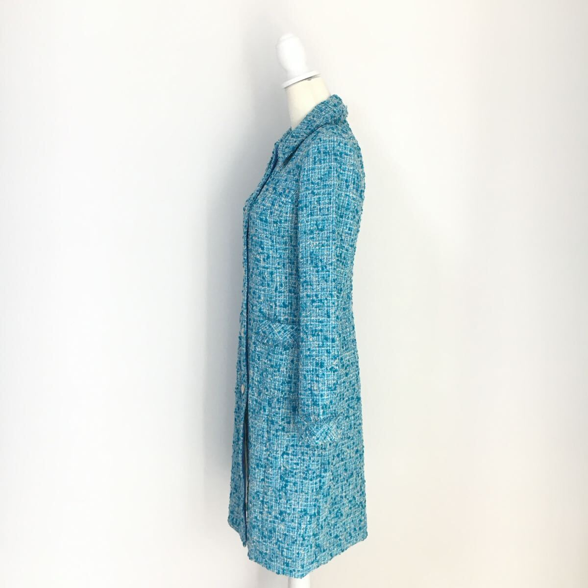  близко год прекрасный товар LEONARDre владелец -ru твид длинное пальто бесплатная доставка чистка settled 