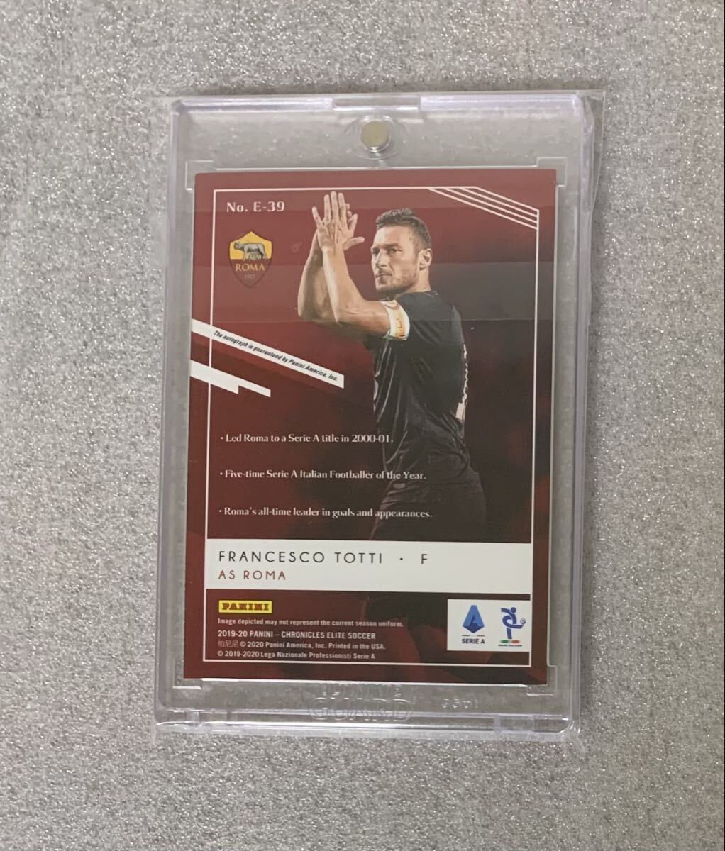 【証拠写真あり】トッティ直筆サイン入り写真 評価カード付き 一瞬認証書付き 証拠写真あり】トッティ直筆サイン入り写真 評価カード付き 一瞬