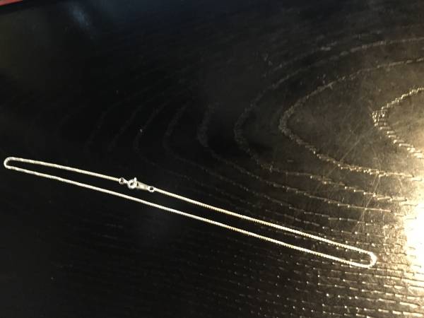 送料無料 SV925 / 刻印有 ベネチアンチェーン45cm 0.9ミリ幅 (B90-45)_画像3