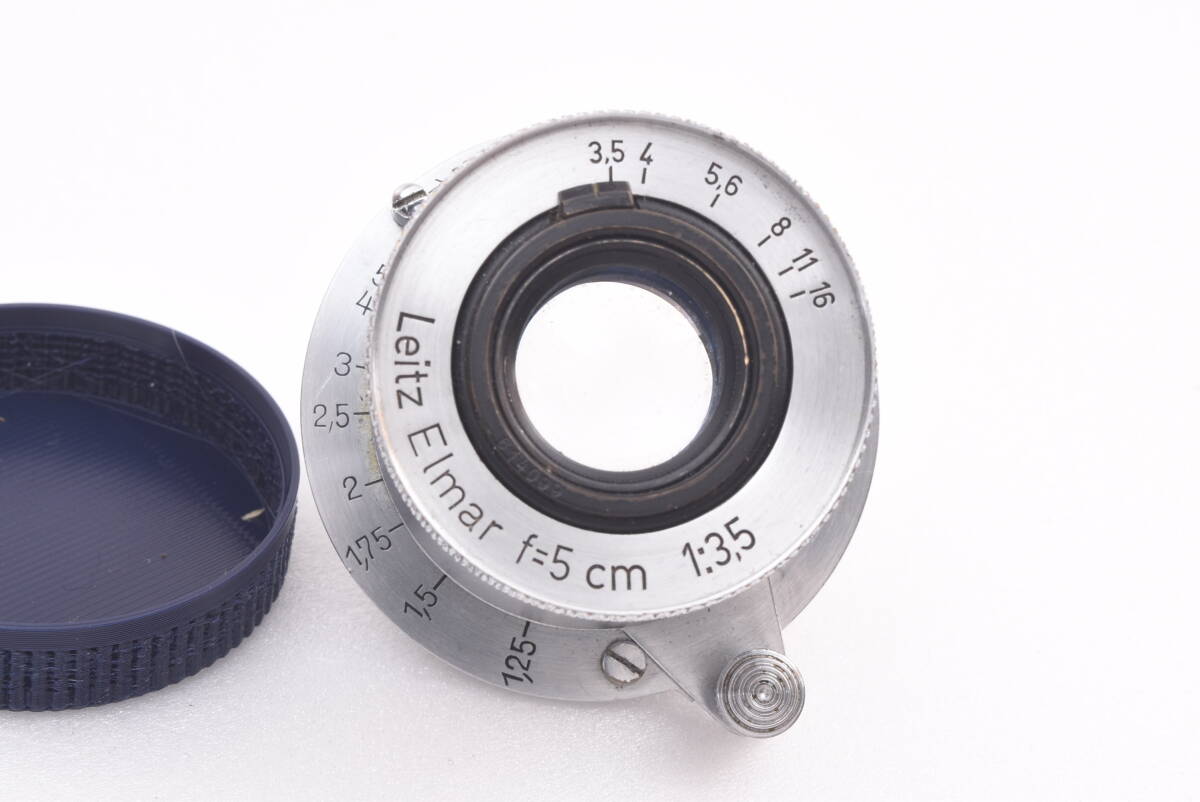 ライカ エルマー elmar 50mm f3.5 ブルーコート Lマウント　1943年製造 ライカ エルマー elmar 50mm f3.5 ブルーコート Lマウント 1949年製造