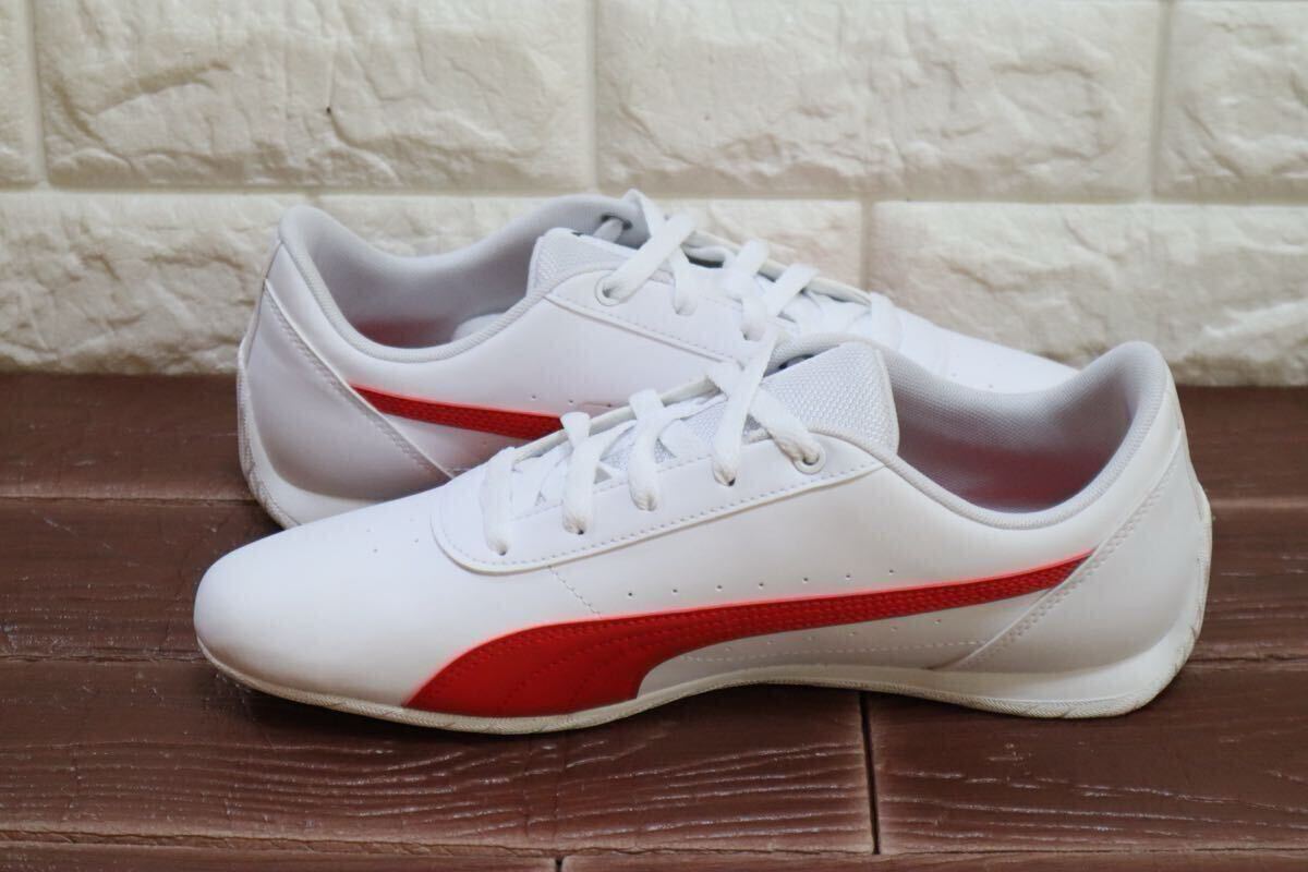  новый товар 27.PUMA Puma Ferrari Neo Cat Ferrari Neo кошка обувь для вождения белый 