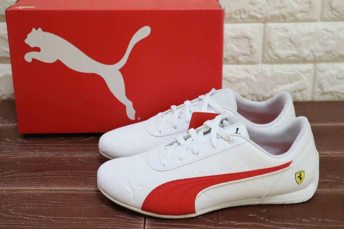  новый товар 28.5.PUMA Puma Ferrari Neo Cat Ferrari Neo кошка обувь для вождения белый 