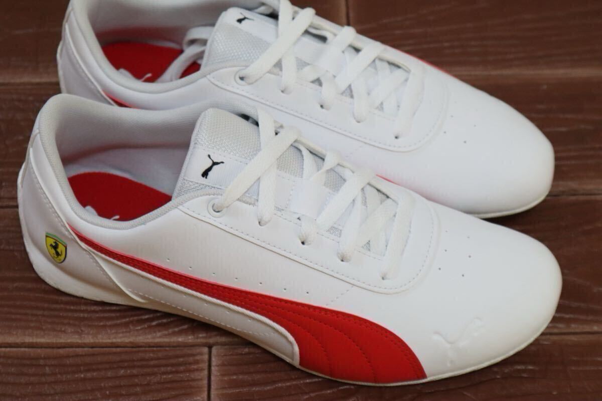  новый товар 28.5.PUMA Puma Ferrari Neo Cat Ferrari Neo кошка обувь для вождения белый 