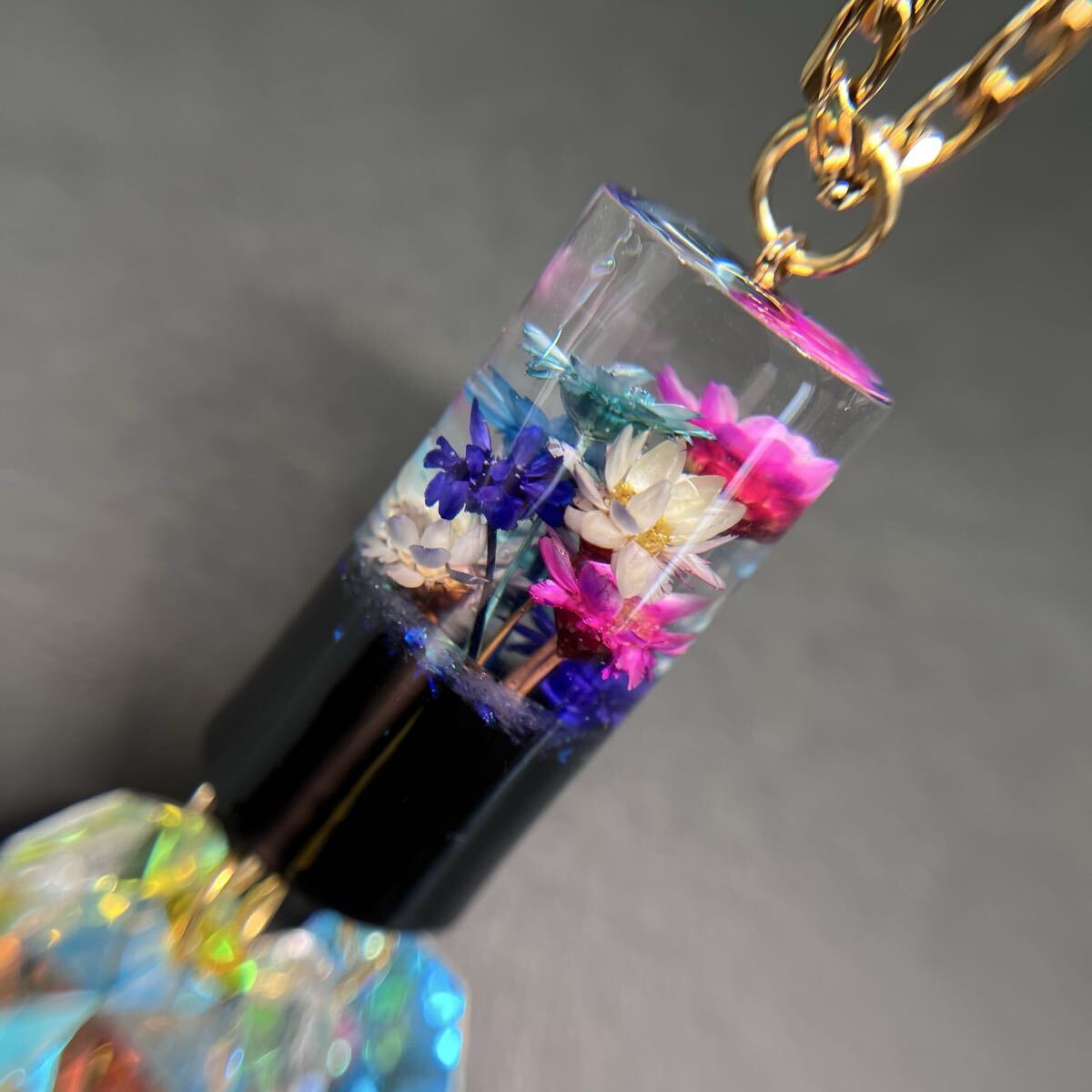 水中花 セット ミラーネックレス 桜 旧車 デコトラ キーホルダー ストラップ バックチャーム VIP トラック 当時 カスタム （36）