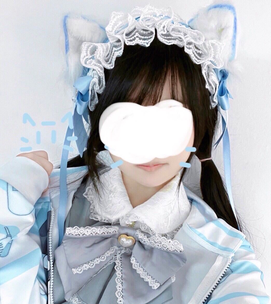 【ラスト1点】ネコ耳　ヘアアクセサリー　ベージュ　2way ヘッドアクセサリー　送料無料　カチューシャコスプレ _画像9