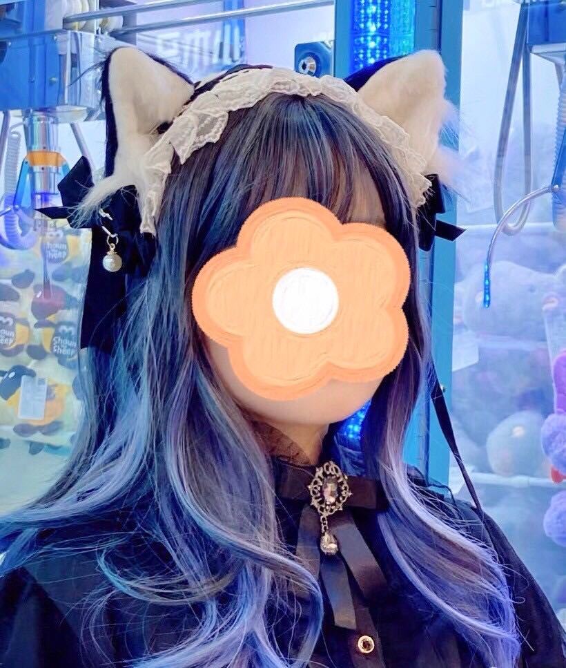 【ラスト1点】ネコ耳　ヘアアクセサリー　ブラック　2way ヘッドアクセサリー　送料無料　カチューシャ_画像9