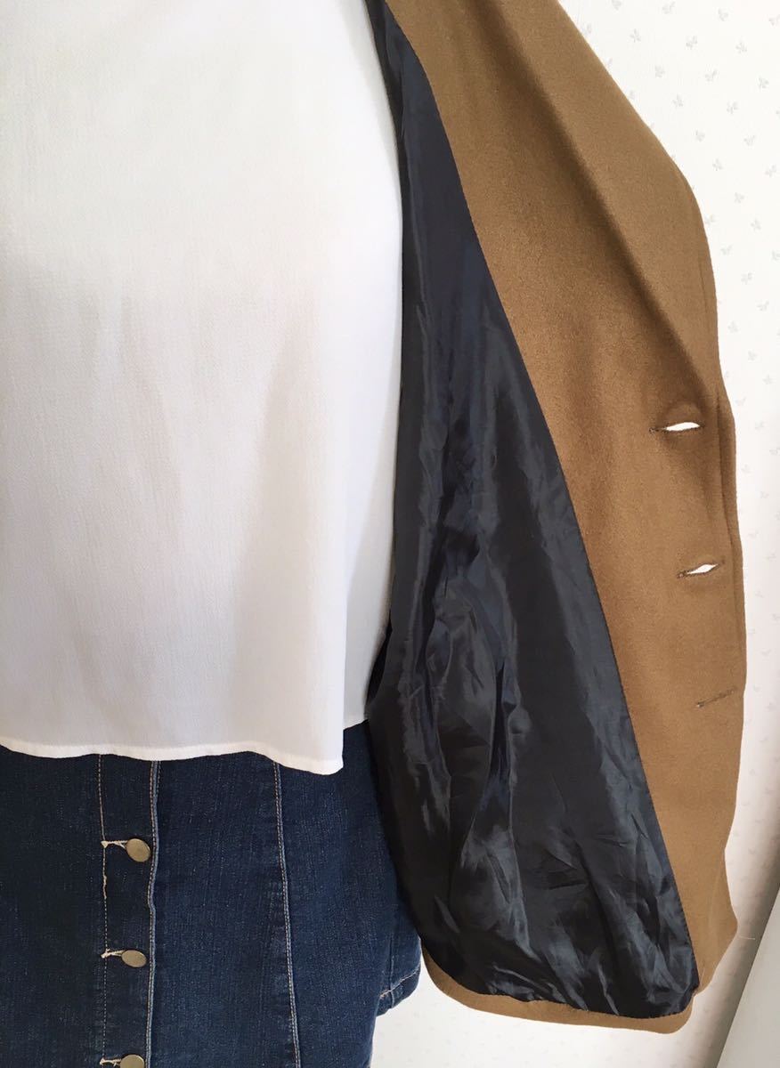 【ラスト1点】チェスター コート アウター ウール オーバーシルエット　M 送料無料　メンズ　レディース_画像9