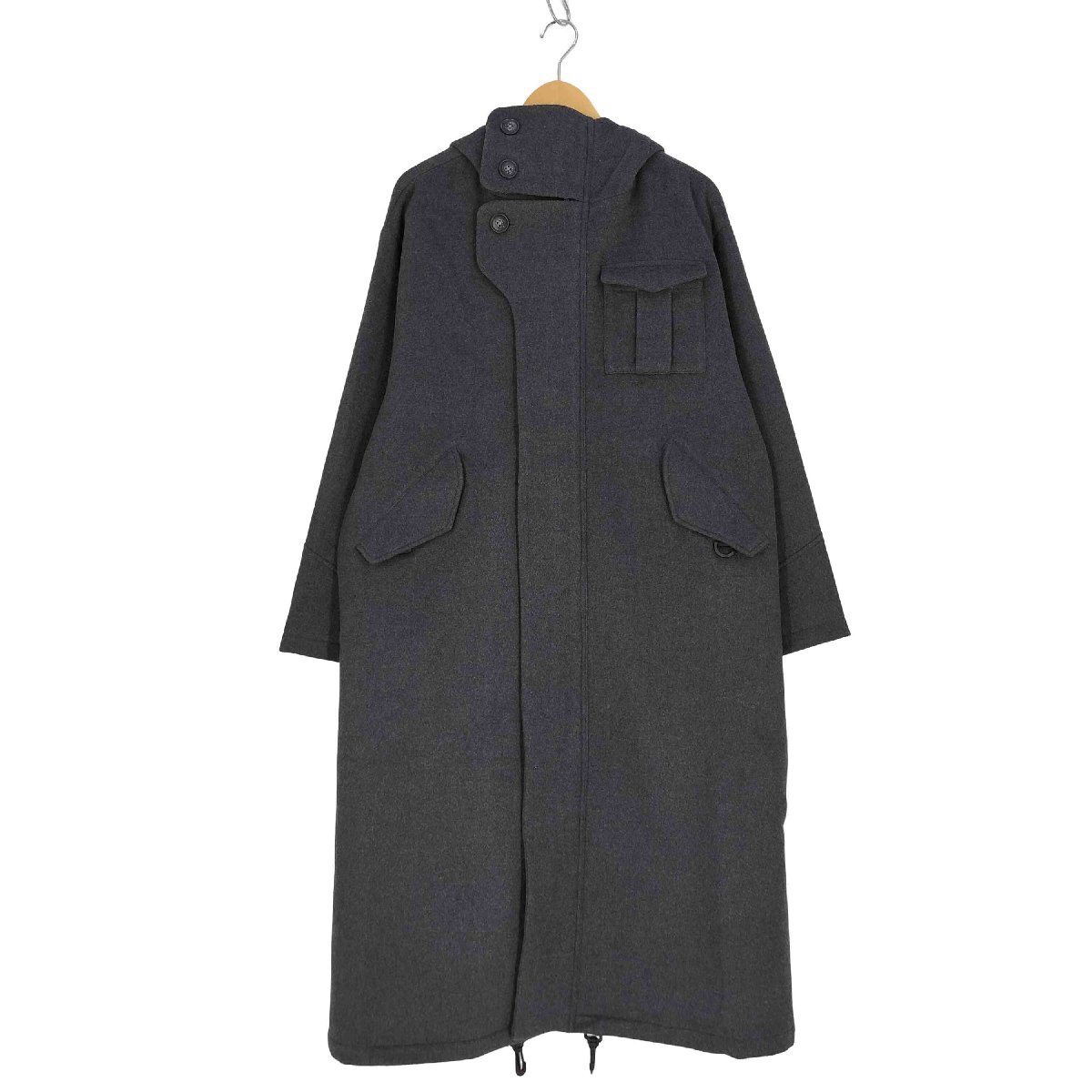 PARANOID(パラノイド) Hooded Long Coat フーデッド ロングコート メンズ JPN 中古 古着 1023_画像1