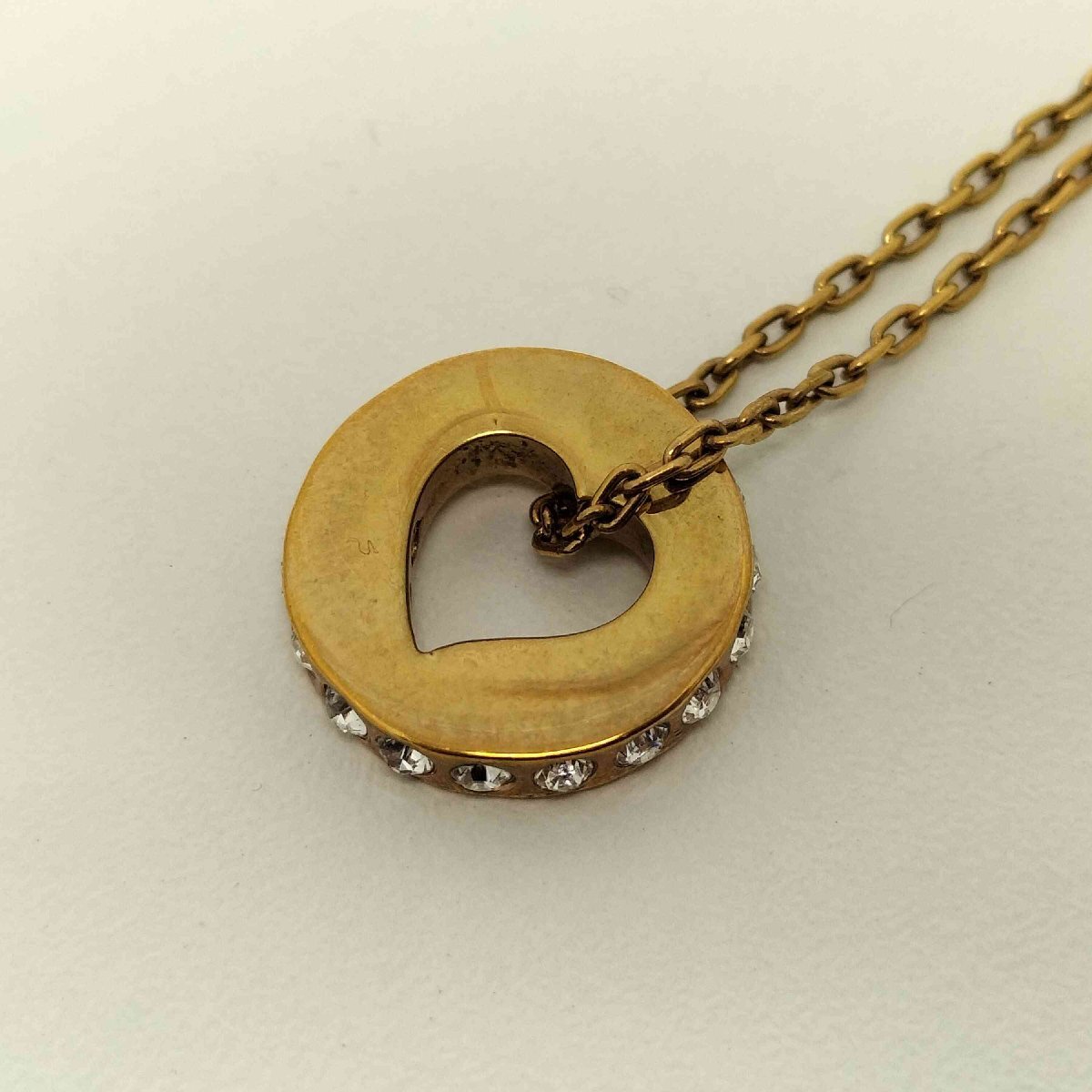 SWAROVSKI(スワロフスキー) ハートネックレス レディース 表記無 中古 古着 0907_画像2