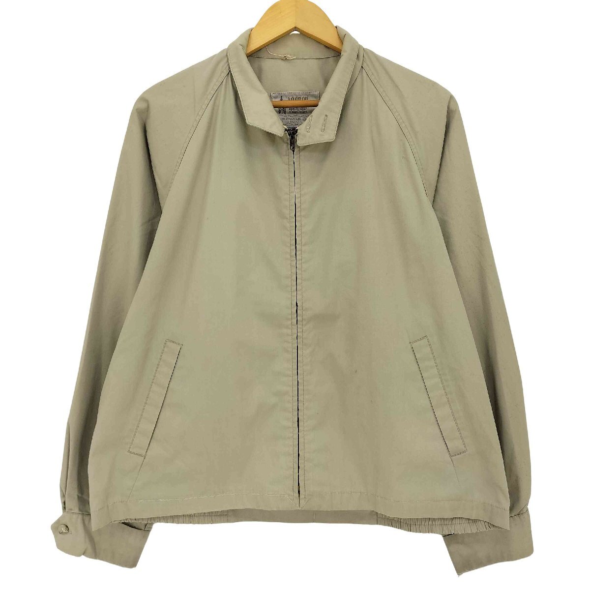 LONDON FOG(ロンドンフォグ) 60-70s 棒TALON 一重 ハリントンジャケット メンズ 中古 古着 0843_画像1
