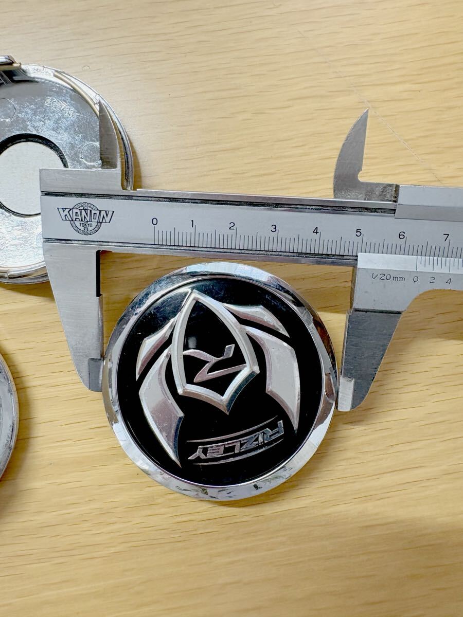 Weds ウェッズ RiZLEY ライツレー ホイールキャップ センターキャップ 3枚セット_画像3