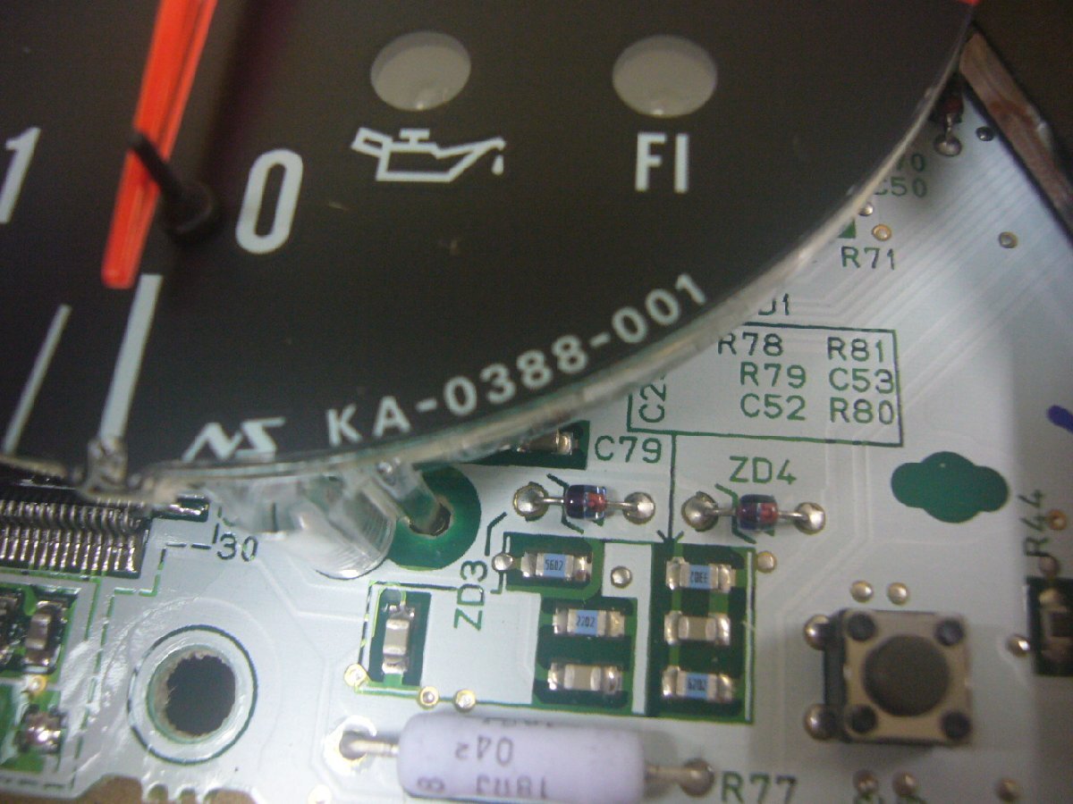 【BST】さ〇カワサキ ZX-12R A型 純正 メーター 340㎞フルスケール 未使用 (6)　_画像4