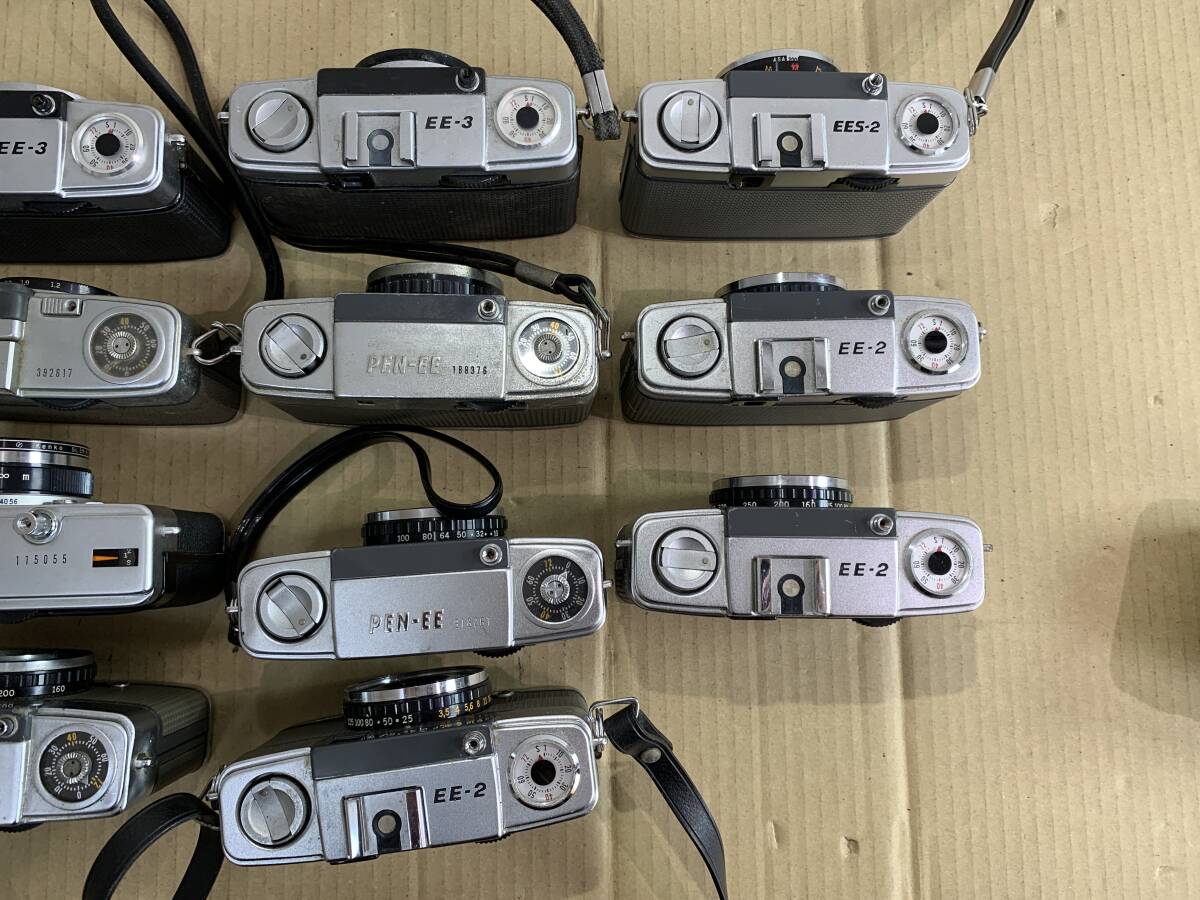 OLYMPUS-PEN EE-3 2個セット ジャンク 15個】オリンパス OLYMPUS PEN EE-3/EE-2/EES-2/EE/カメラ 動作
