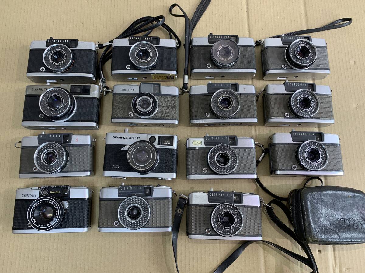 OLYMPUS-PEN EE-3 2個セット ジャンク 15個】オリンパス OLYMPUS PEN EE-3/EE-2/EES-2/EE/カメラ 動作