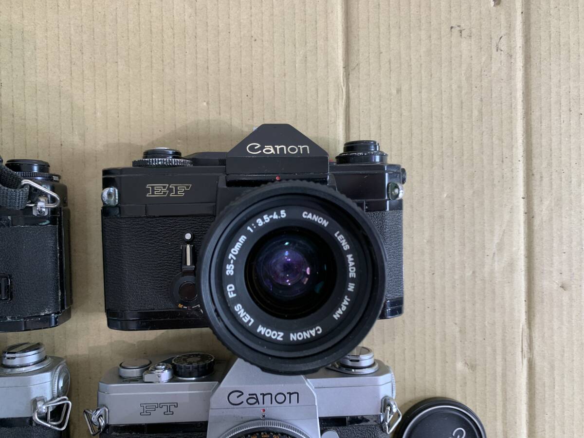 キャノンカメラ 動作未確認 まとめ売り Bibian 比比昂- キャノンCanon A-1/FTb/EF/FT/カメラレンズ動作