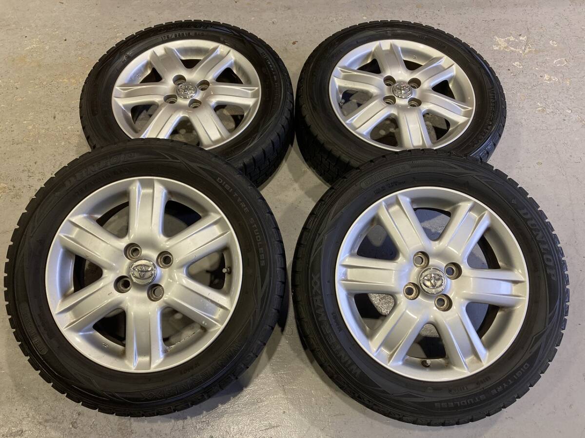 トヨタ iQ 純正 4本SET 15インチ 4H100 5.5J +45 175/65R15 アクア スペイド フィールダー ポルテ_画像1