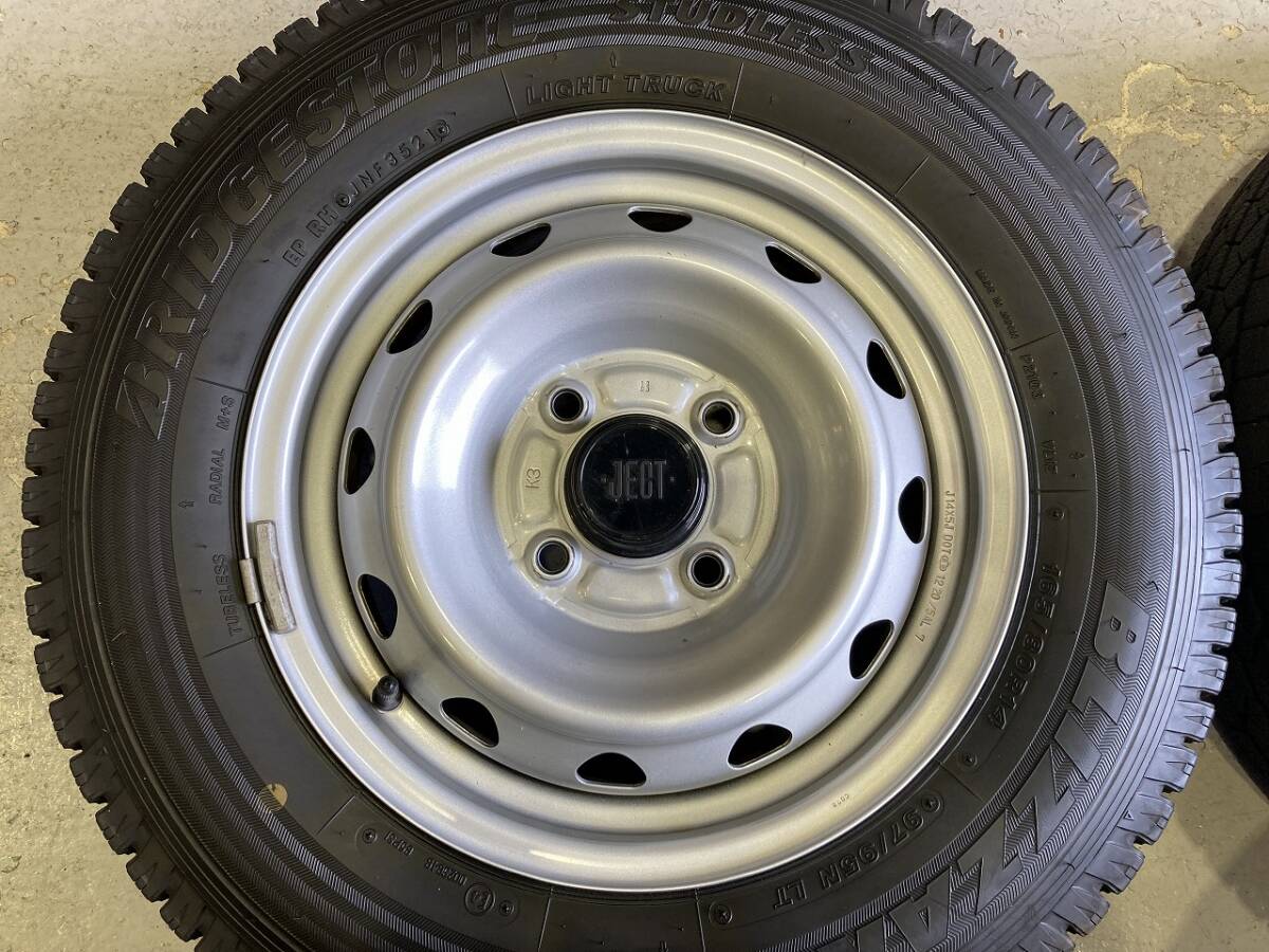 NV200 バネット 14インチ ブリヂストン ブリザック VL-1 スタッドレスタイヤSET 4H114.3 165/80R14 97/95N _画像5