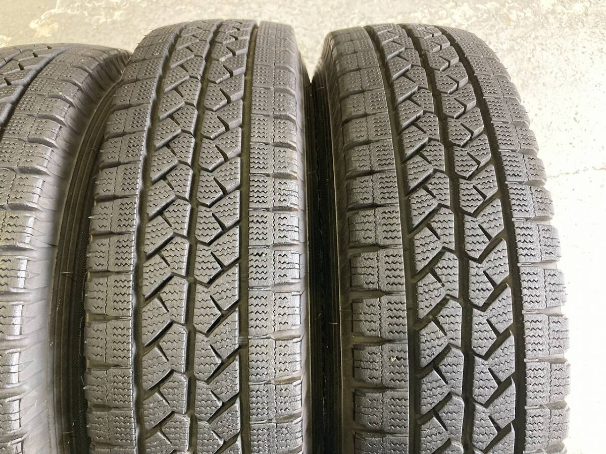NV200 バネット 14インチ ブリヂストン ブリザック VL-1 スタッドレスタイヤSET 4H114.3 165/80R14 97/95N _画像9