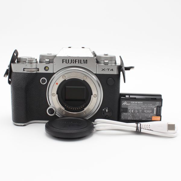 ■良品■ FUJIFILM 富士フイルムミラーレス一眼カメラ X-T4ボディ シルバー X-T4-S ?62001