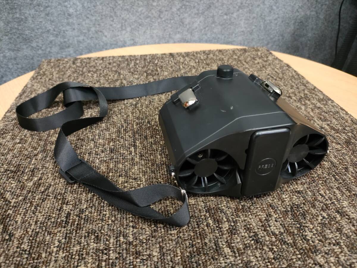 ★ベルトファン 腰掛け扇風機 10000mAh大容量 携帯扇風機 首掛け扇風機 ※動作確認済み_画像2