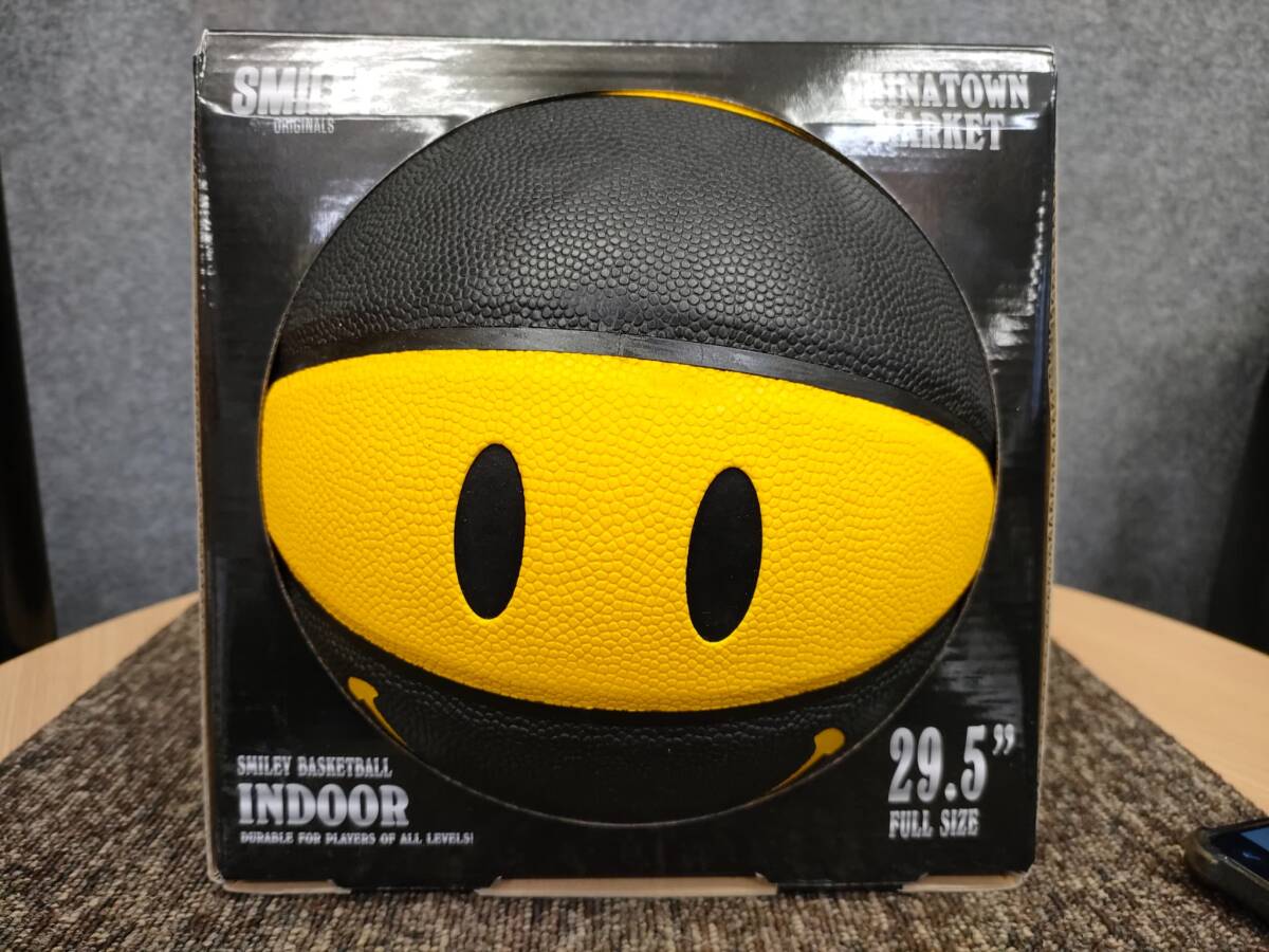 ★スマイルバスケットボール PUソフトレザー バスケットボール 7号 29.5インチ ※複数在庫あり_画像4