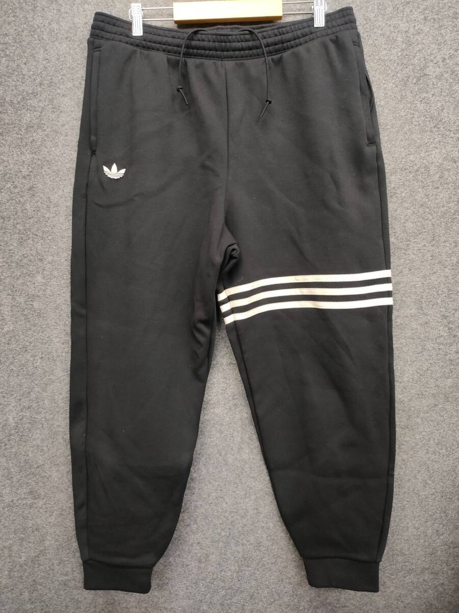 ★adidas アディダス ADICOLOR NEUCLASSICS ジョガーパンツ 黒 サイズXL_画像1