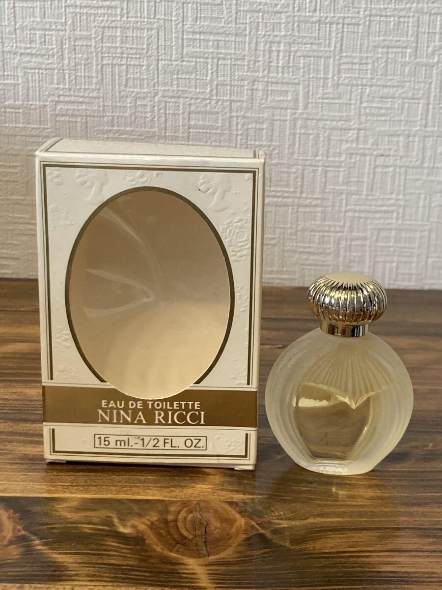 I5H001◆新品同様◆ ニナリッチ NINA RICCI ニナ Nina オードトワレ EDT 香水 15ml_画像1
