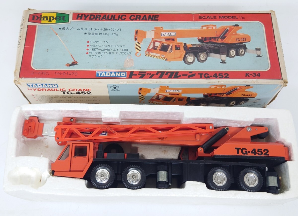 ヨネザワダイヤペット　TADANOクレーン ヨネザワ ダイヤペット タダノ トラッククレーン TGー452 Kー34