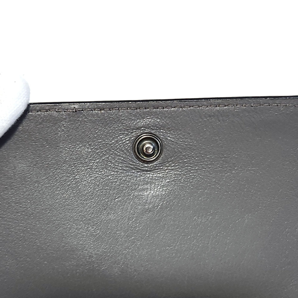 【希少品】バレンシアガ 三つ折り コンパクトウォレット グレー 640107_画像8