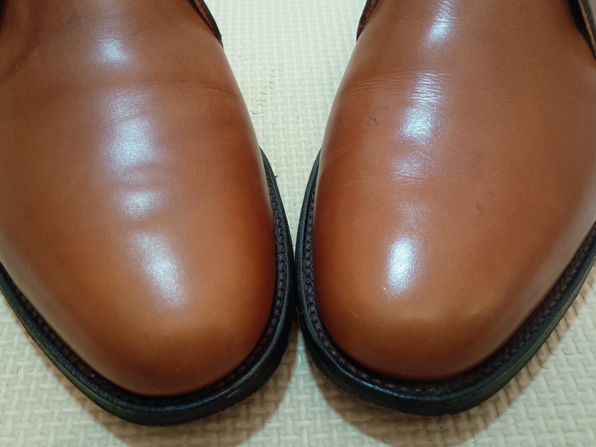 減り少なめ ロイドフットウェア チーニー制 チャッカブーツ 薄茶 UK 6.5 25.0 英國制 ビンテージ 革靴 靴 