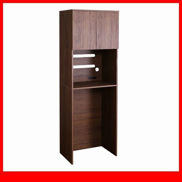 キッチン収納☆新品/ヴィンテージ 木製ごみ箱上ラック