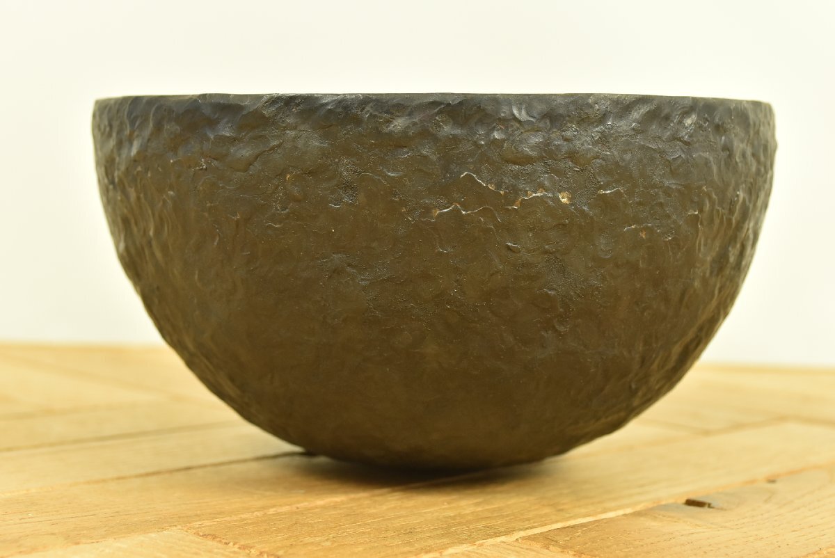 ▼希少 ハモン Hamon 波紋 斉藤鉄平 スリットドラム 1.3kg スチールパーカッション 打楽器 鉄制 楽器