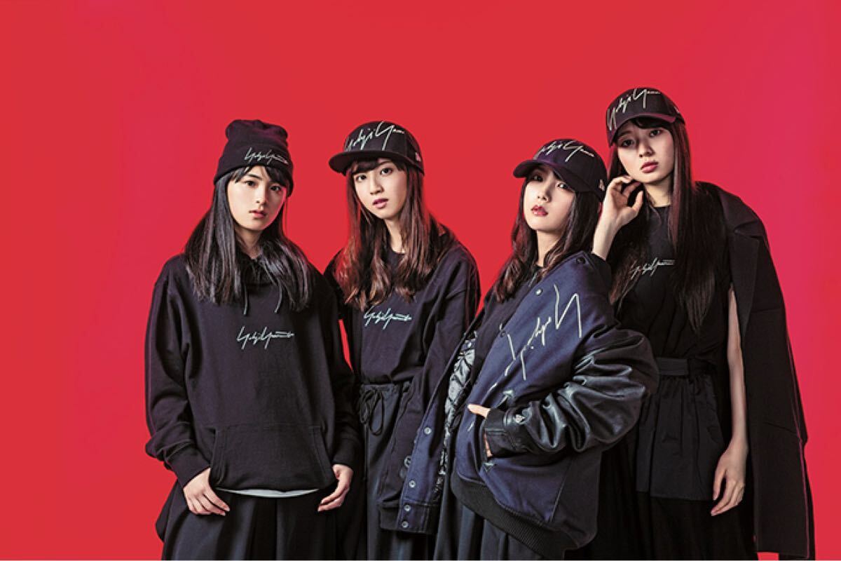 美品 YohjiYamamoto New Era ヨウジヤマモト ニューエラ シグネチャー 加工 長袖 Tシャツ カットソー メンズ XL ネイビー 乃木坂46 _画像4
