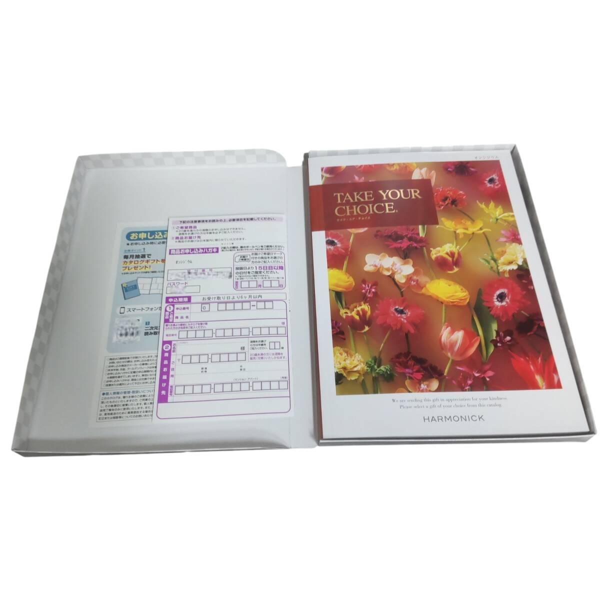 【未使用】カタログギフト テイクユアチョイス オンシジウム ハーモニック 申込有効期間：2026年1月28日まで KK95650RF