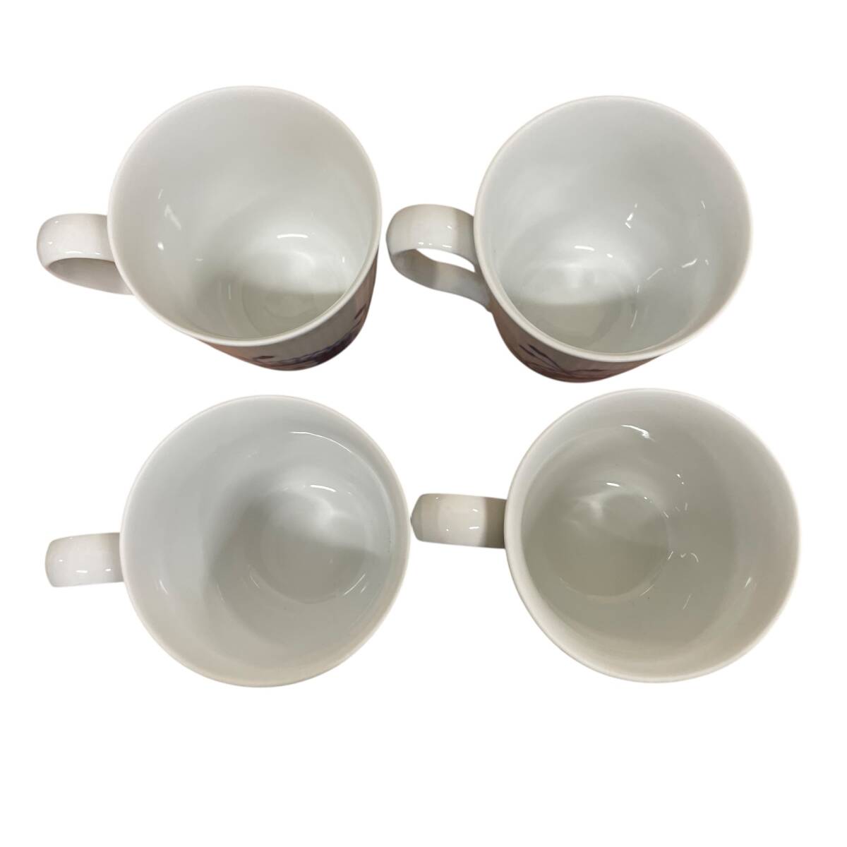 ◆中古品◆ロイヤルコペンハーゲン Royal Copenhagen ブルーフルーテッド メガ マグカップ 4点セット 101 IYX2918_2N_画像2