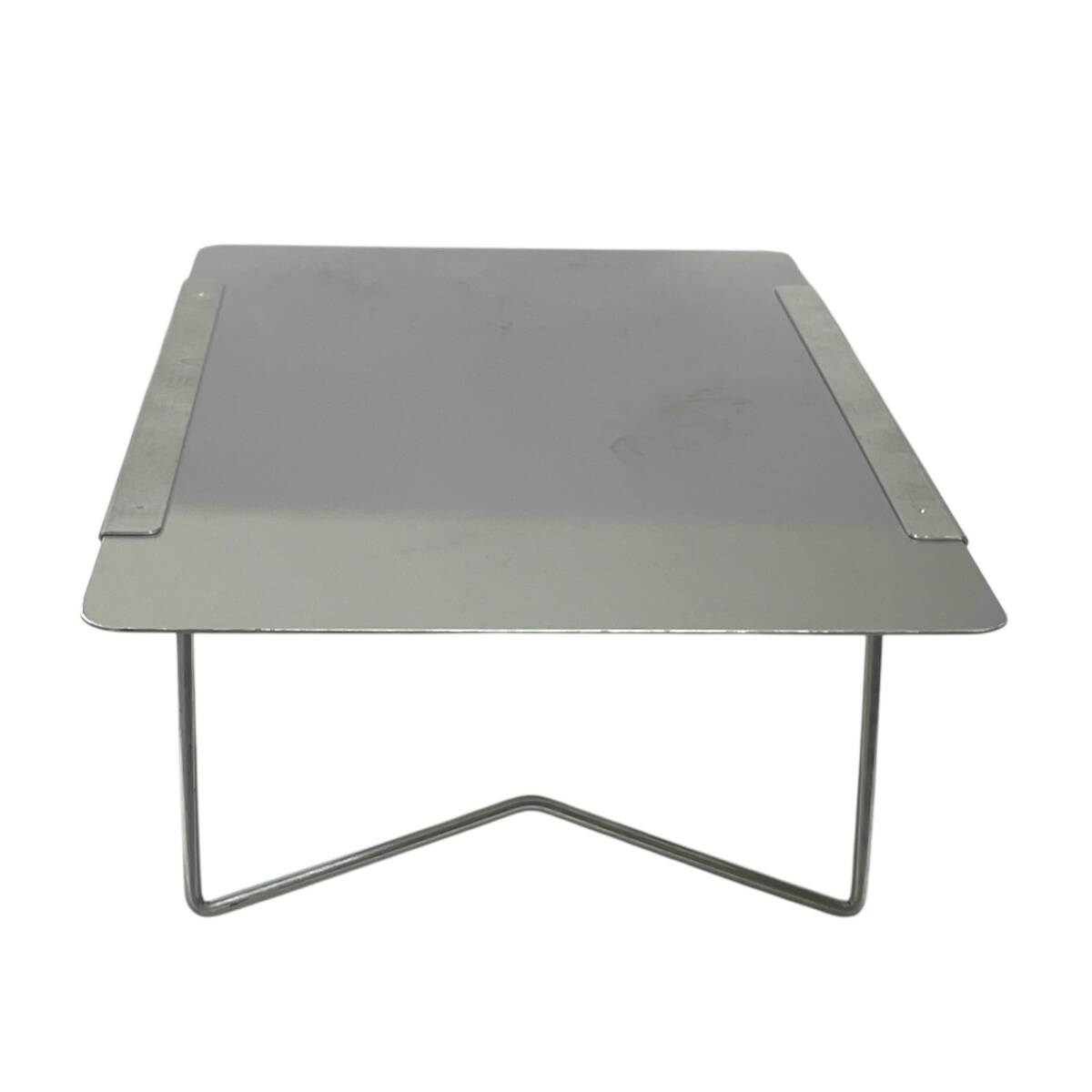 ◆中古品◆EVERNEW エバニュ－ Alu Table アルミテーブル アウトドア用品 キャンプ 天板 A4サイズ Q96809NI