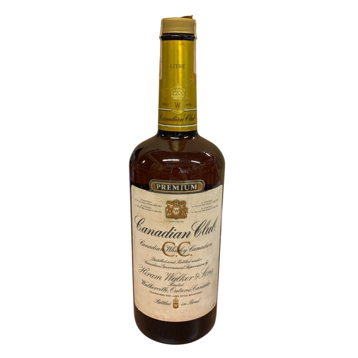 ◆未開栓◆カナディアンクラブ ウイスキー CANADIAN CLUB C.C. WHISKY 1495g 度數(shù)不明 1982年 IYX3154NC