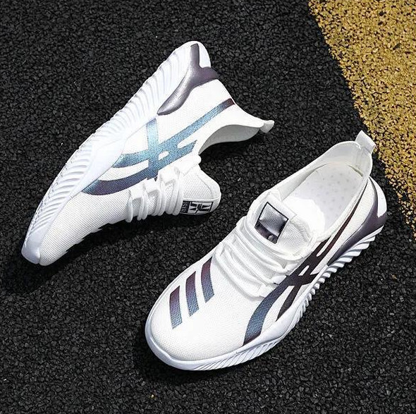 スニーカー メンズ 軽量 人気 ランニングシューズ ウォーキングシューズ トレッキング 快適 メッシュ 運動靴 ホワイト 26cm_画像5