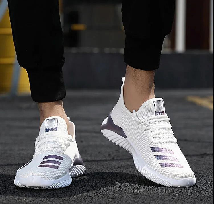 スニーカー メンズ 軽量 人気 ランニングシューズ ウォーキングシューズ トレッキング 快適 メッシュ 運動靴 ホワイト 26cm_画像7