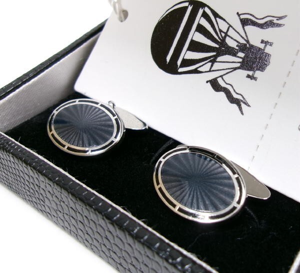 新品★五大陸 gotairiku★チェーン式 カフス★七宝 丹銅 日本製_画像2