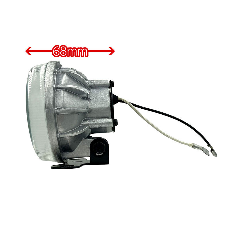 フォグランプ 左右セット 汎用 丸型 クリア ガラスレンズ DLAA LA2040 Φ85×68mm_画像3