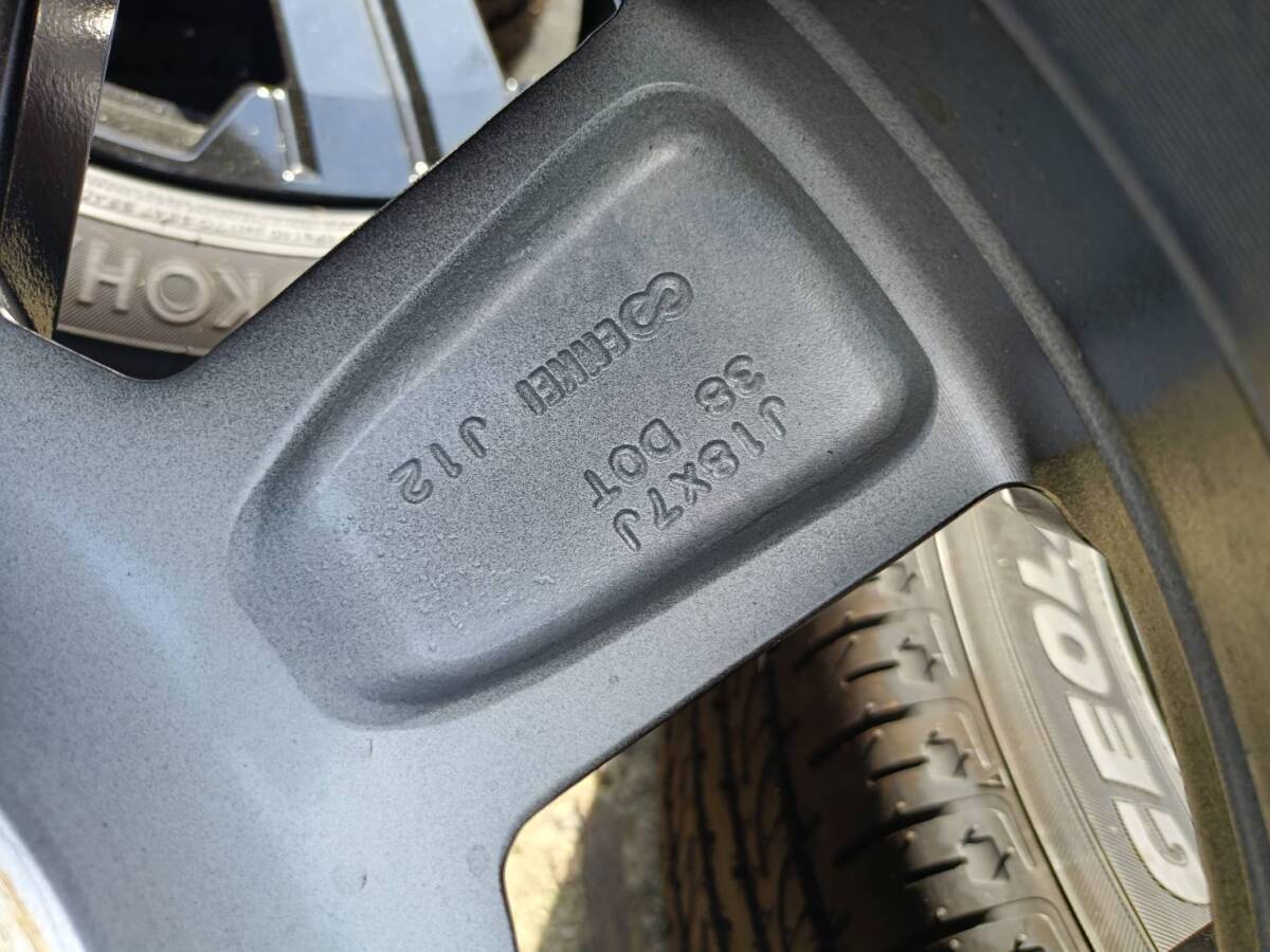 新型デリカ　D5　225/55R18　新車外し　ヨコハマ ジオランダー_画像6