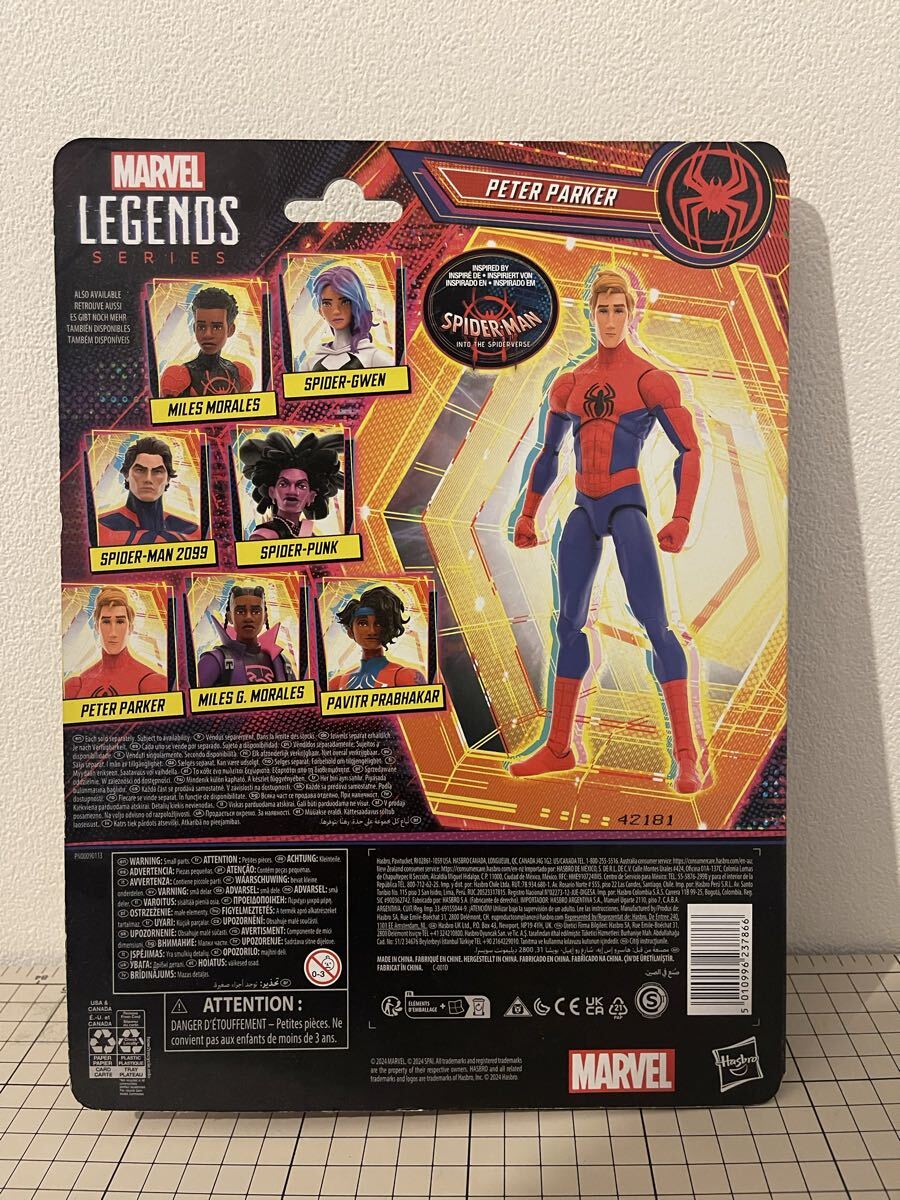 新品未開封品 マーベルレジェンド スパイダーマン：アクロス・ザ・スパイダーバース ピーター・パーカー / スパイダーマンmarvellegends_画像2